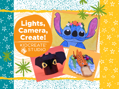 Lights, Camera, Create! Homeschool Weekly Class (5-12 Years)